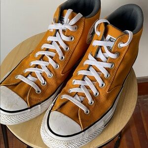 Converse Men's Orange High-Top Sneakers